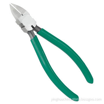 Plastic Cutting Pliers, S55C Body, PVC Handle, 159mm OAL